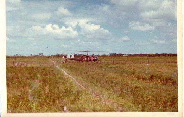 Dust off copter at Tan Son Nuet